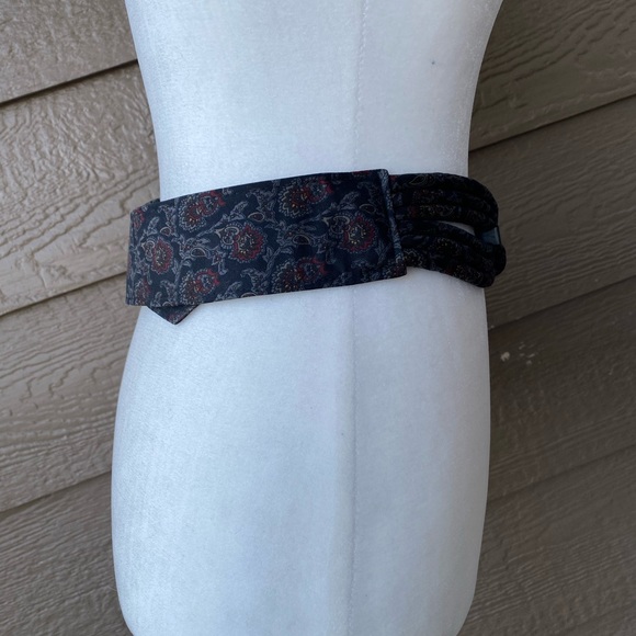 Vintage Ginnie Johansen Designs Dallas Women’s Boho Belt, Silk